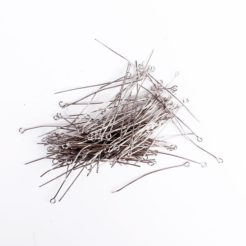 Findings Eye Pin 50Mm Nickel 25G