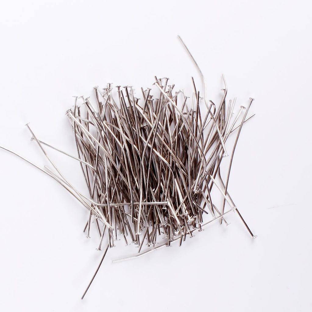 Findings Head Pin 50Mm Nickel 25G