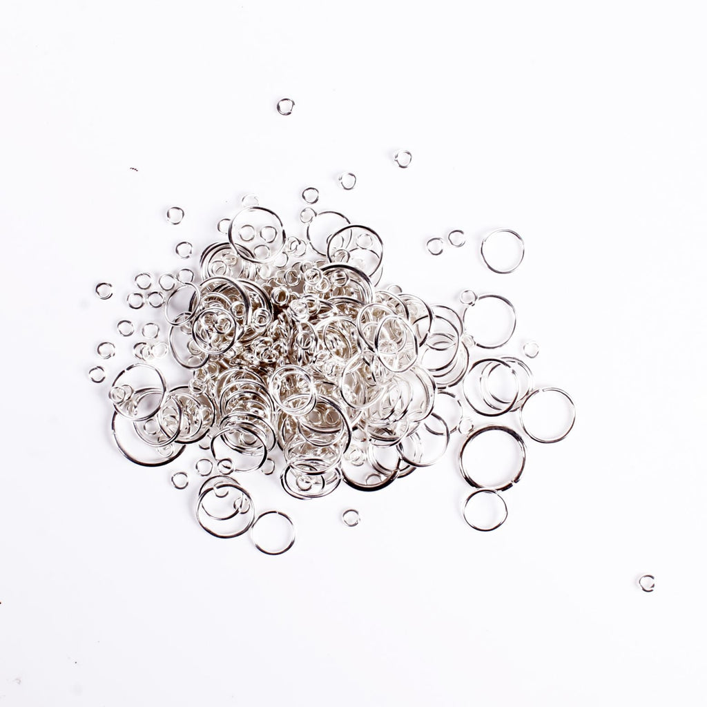 Findings Asst Jumpring - Silver 50G
