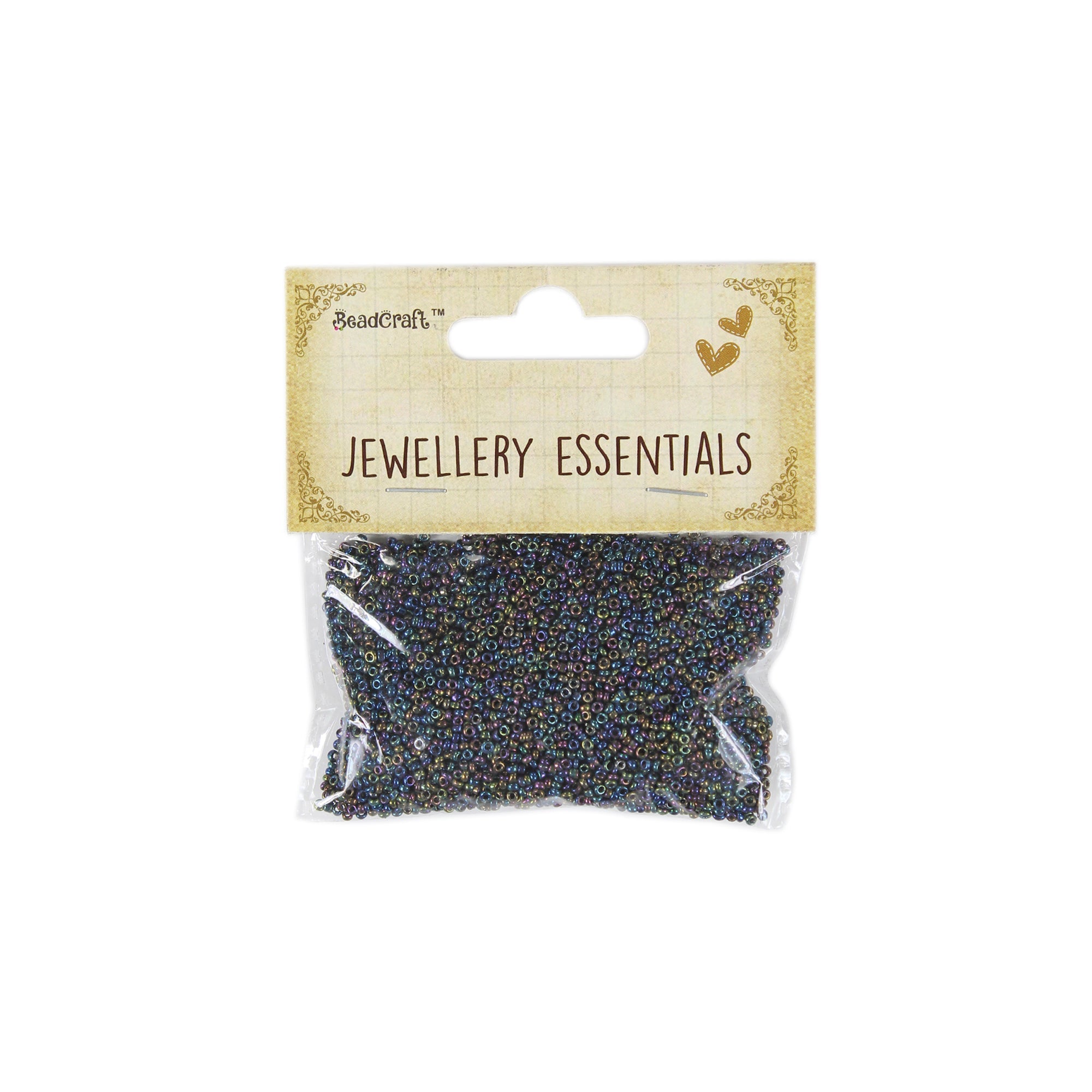 Seed Beads Peacock Mix 0.5Mm 30Gm