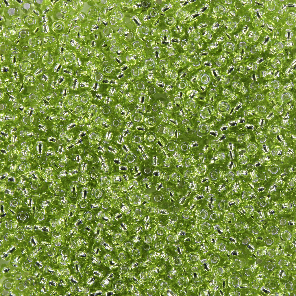 Seed Beads Transparent Green 0.5Mm 30Gm