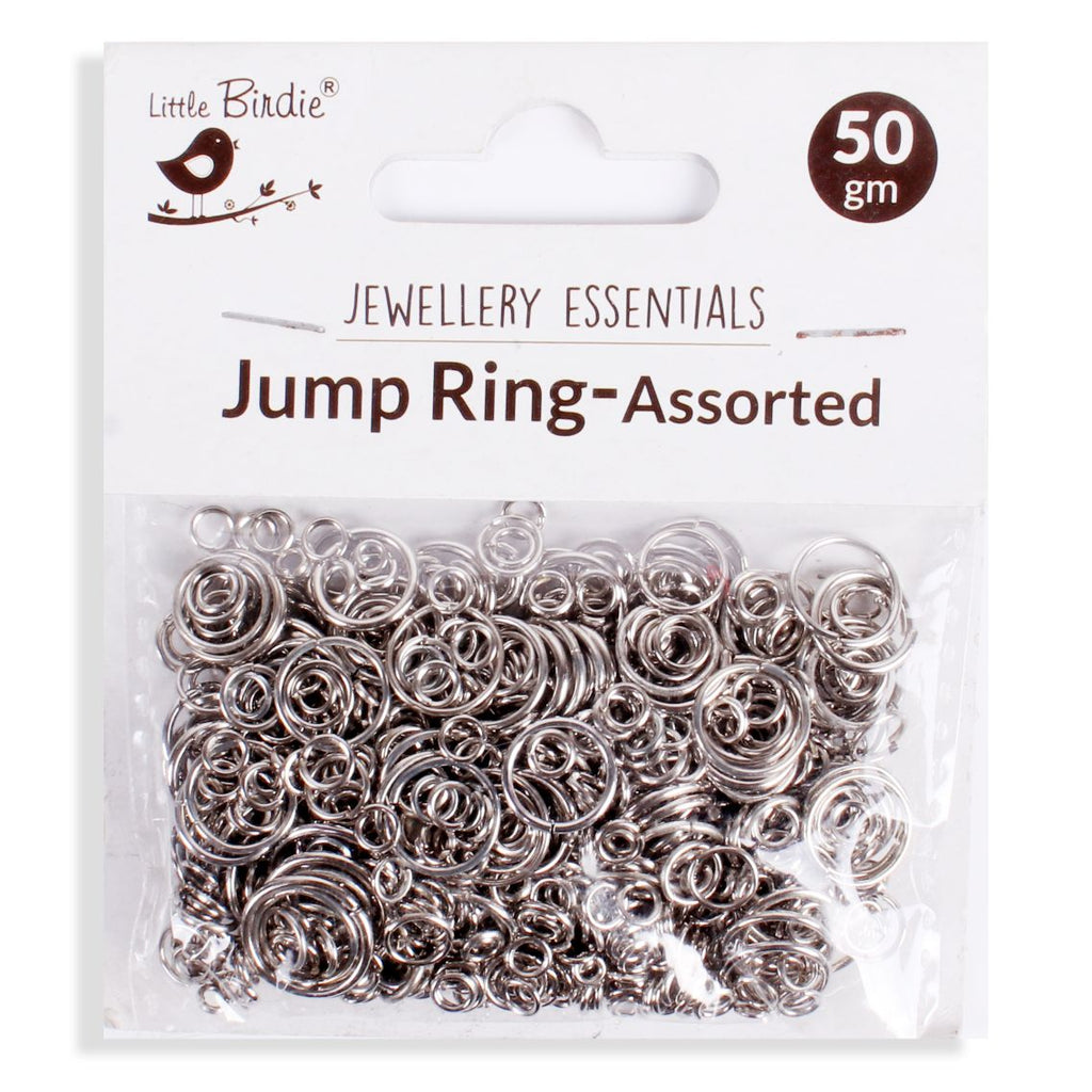 Findings Asst Jumpring 14Mm 12Mm 10Mm 8Mm 6Mm 4Mm 3Mm Nickel 50Gm