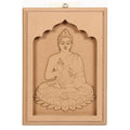 MDF Pre Marked Buddha With D Ring Hanging Hook 12 X 8.5Inch 1Pc