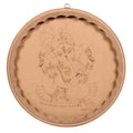 MDF Pre Marked Charming Ganesha With D Ring Hanging Hook 10Inch Dia 1Pc