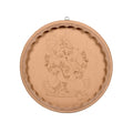 MDF Pre Marked Charming Ganesha With D Ring Hanging Hook 6Inch Dia 1Pc