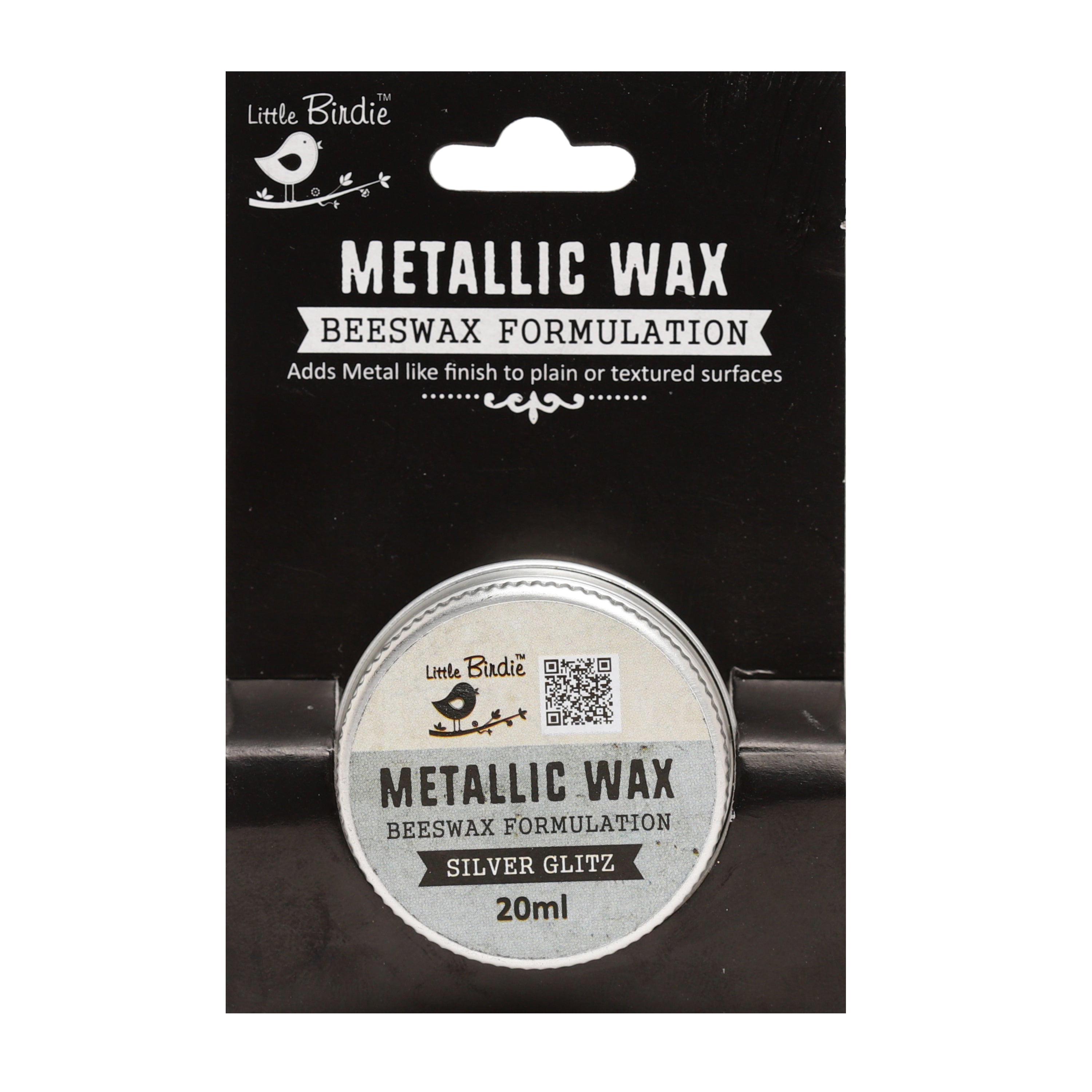 Metallic Wax Silver Glitz 20Ml