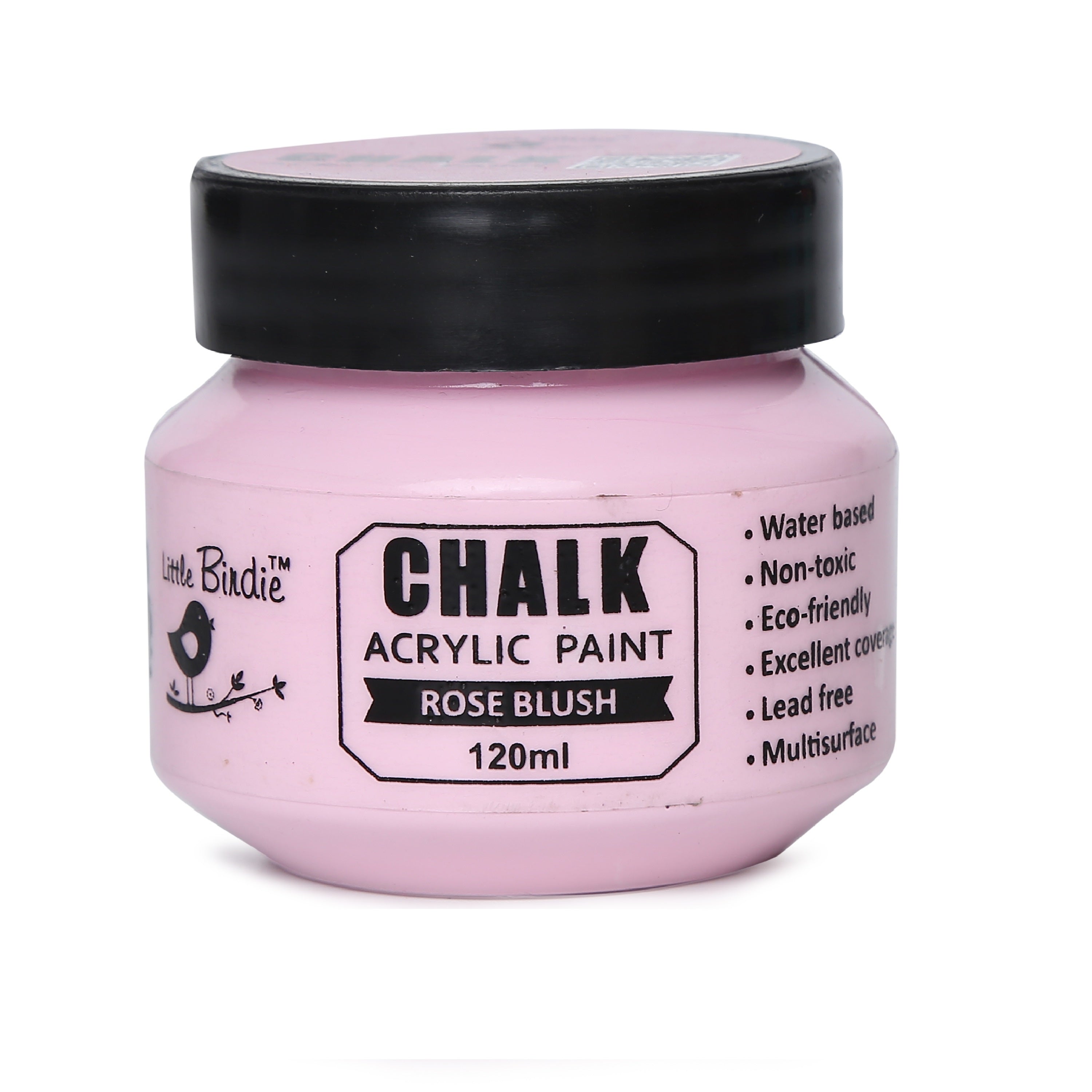 Home Decor Chalk Paint Rose Blush 120ml Bottle