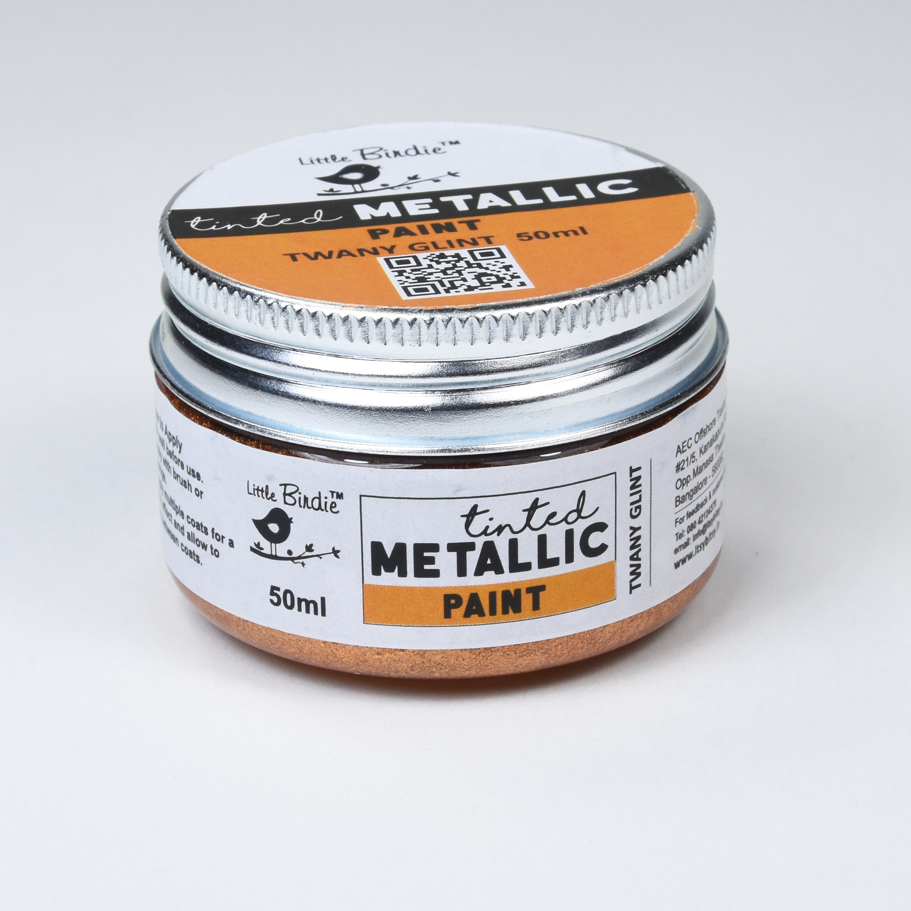 Tinted Metallic Paint Tawny Glint 50Ml Bottle Lb - VC