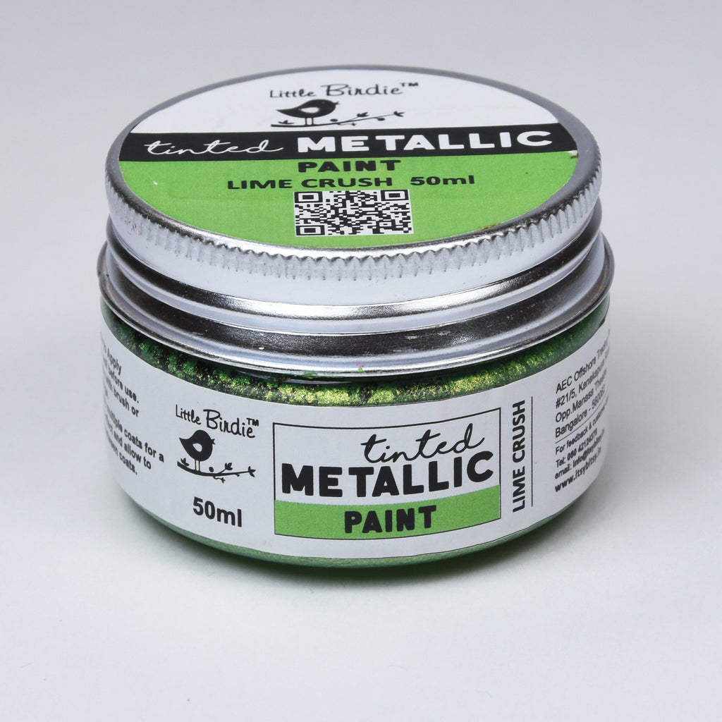 Tinted Metallic Paint Lime Crush 50Ml Bottle Lb - VC