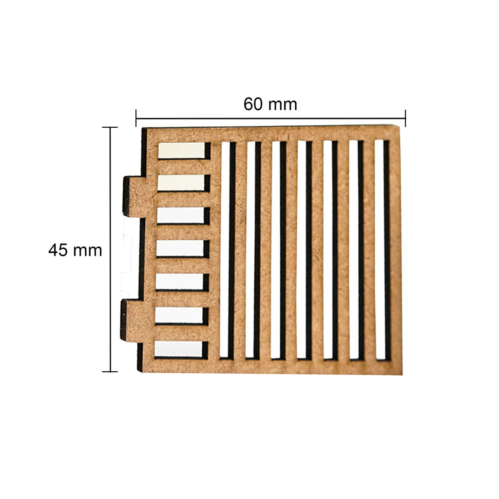 Build A Home Modern Gate W157.9 X H54.2 mm 4pc
