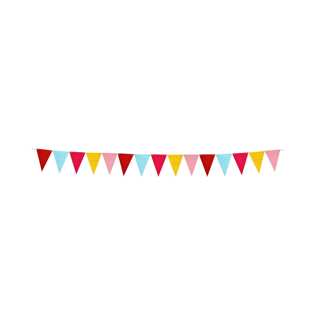 Colour Paper Bunting 4M Thread 15Pcs Lb??