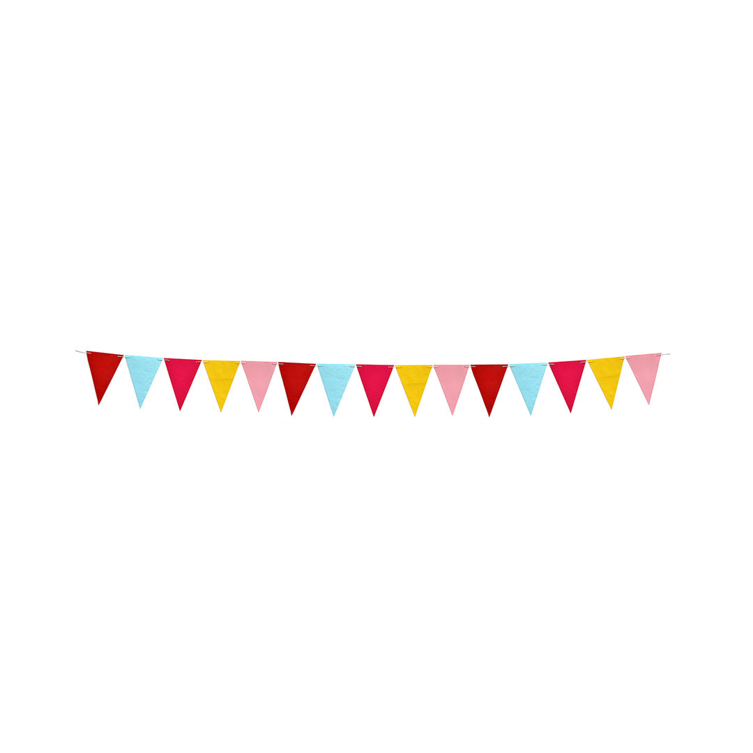 Colour Paper Bunting 4M Thread 15Pcs Lb??