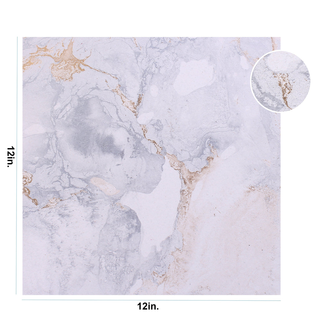 Marbled Paper Metallic Montage 12X12 Inch 200Gsm 1Sheet Lb