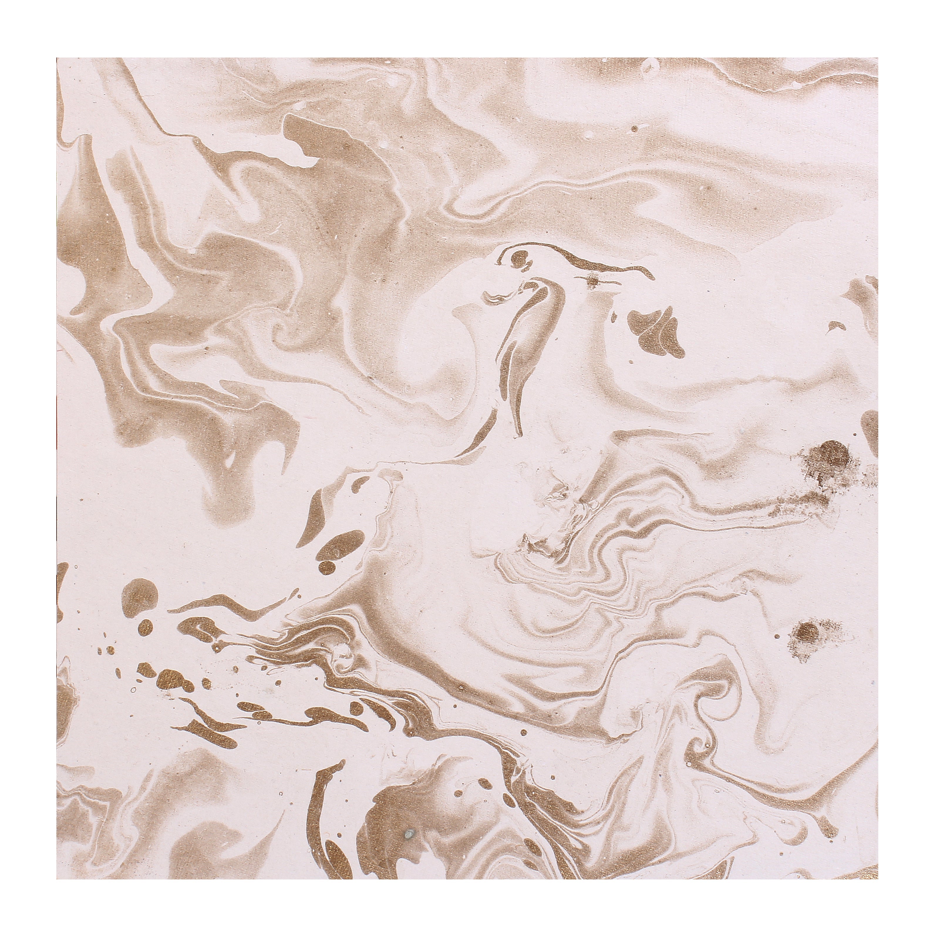 Marbled Paper Golden Glaze 12X12 Inch 200Gsm 1Sheet Lb