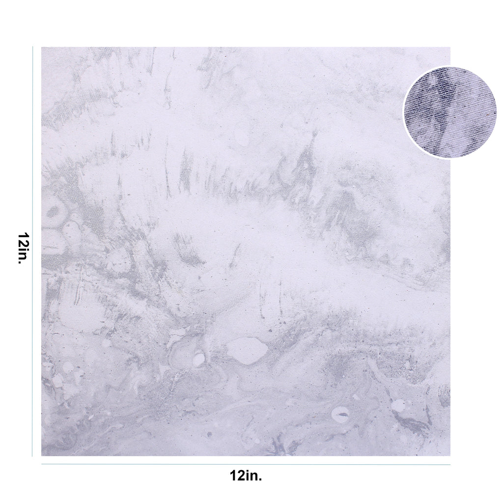 Marbled Paper Shimmery Silver 12X12 Inch 200Gsm 1Sheet Lb
