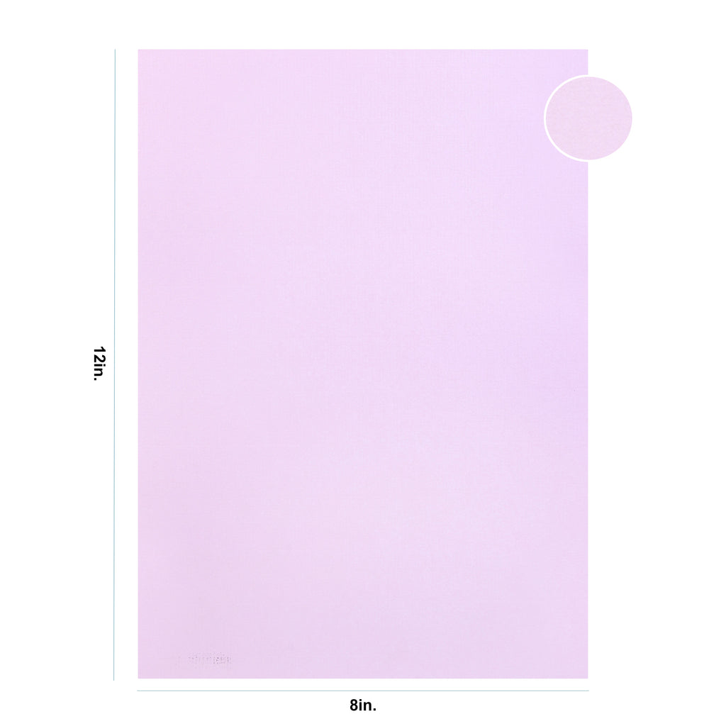 Card Stock Matte Embossed 220Gsm A4 Texture Paper Pink 1Sheet Lb