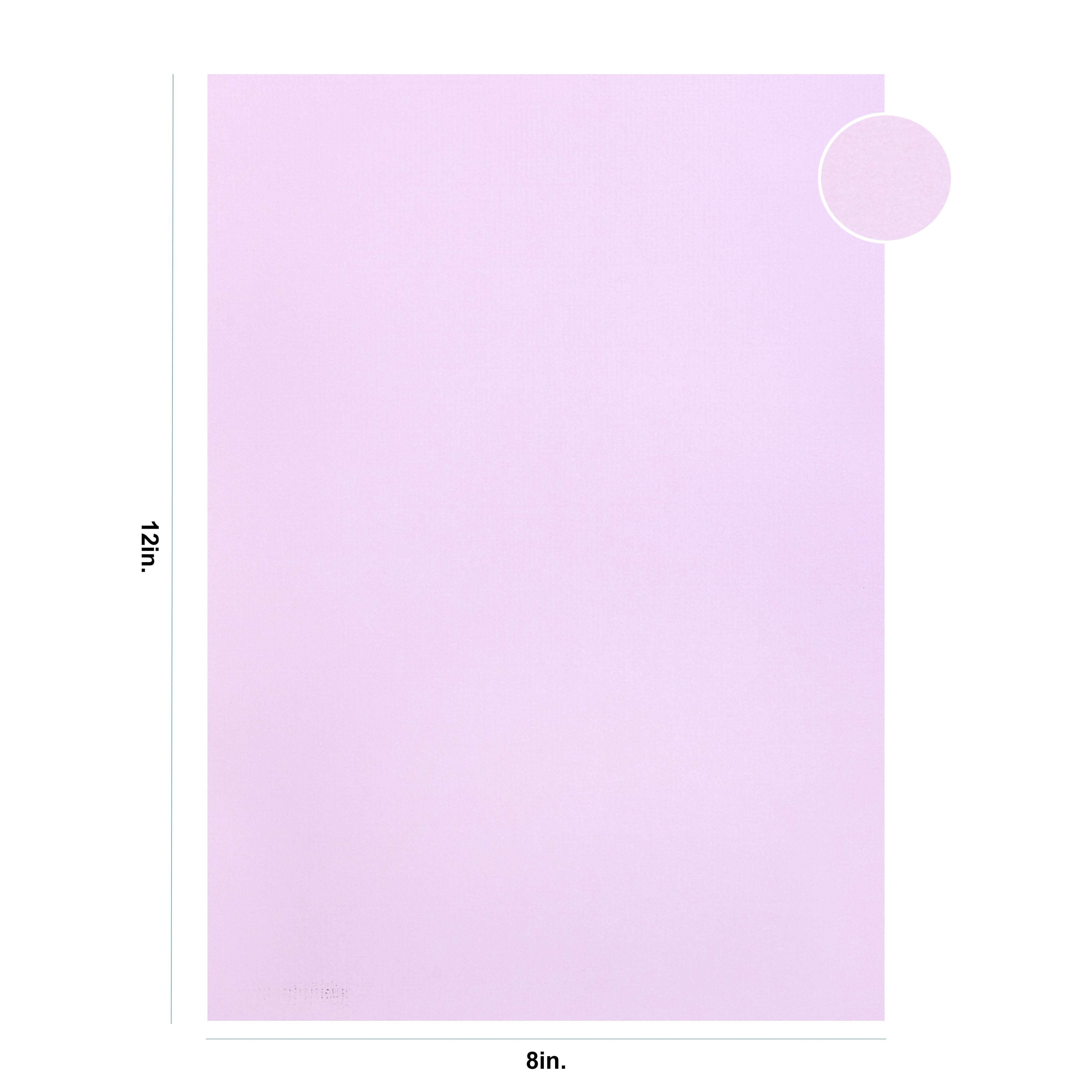 Card Stock Matte Embossed 220Gsm A4 Texture Paper Pink 1Sheet Lb