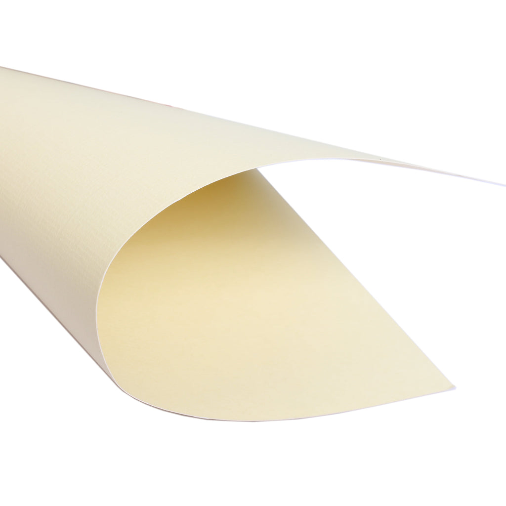 Card Stock Matte Embossed 220Gsm A4 Texture Paper Yellow  1Sheet Lb