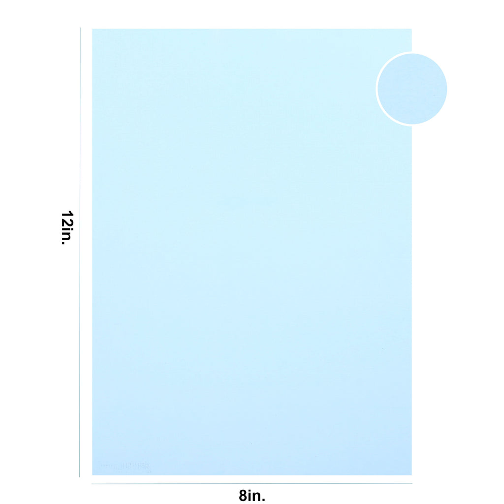 Card Stock Matte Embossed 220Gsm A4 Texture Paper Blue  1Sheet Lb