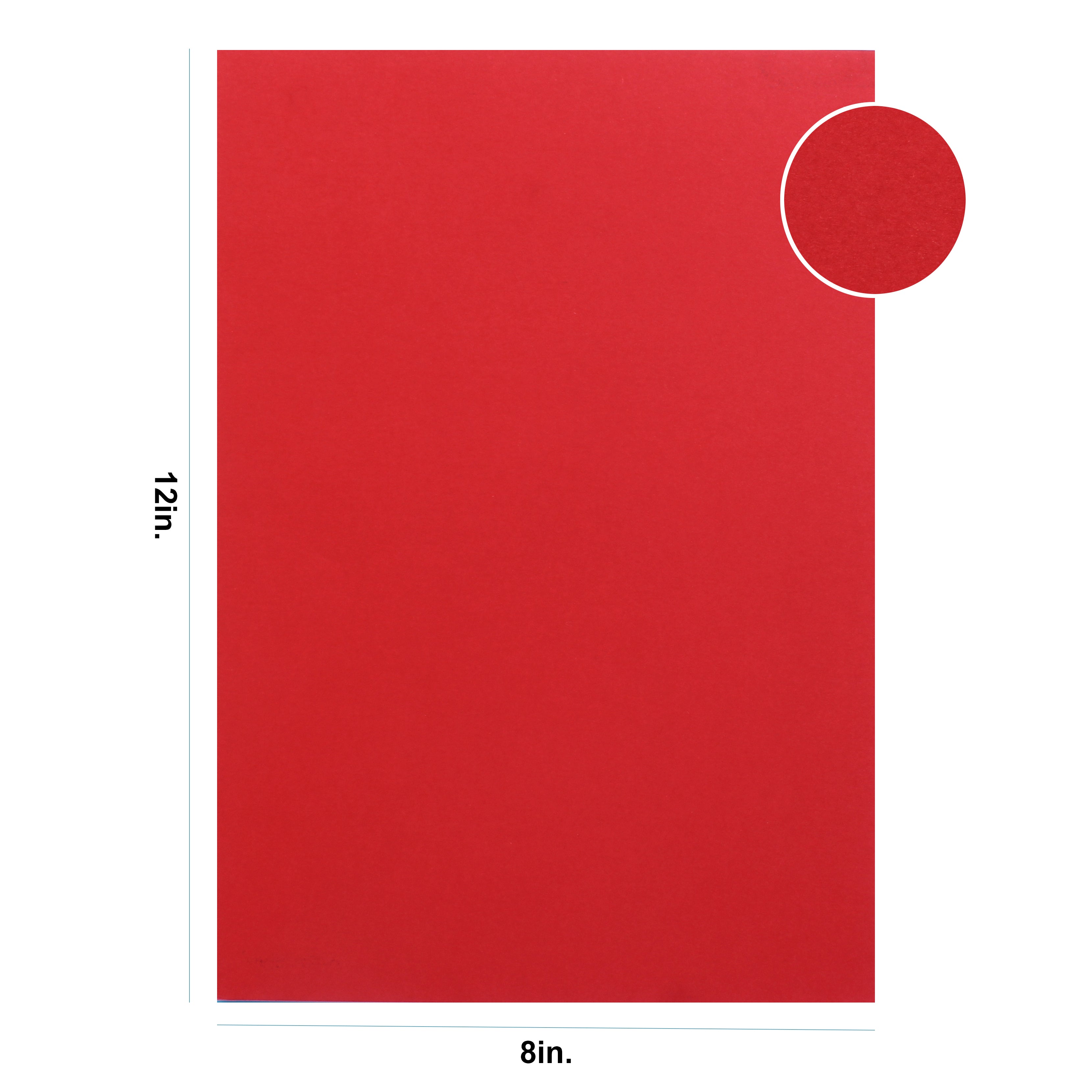 Card Stock 220Gsm A4 Red 1Sheet Lb