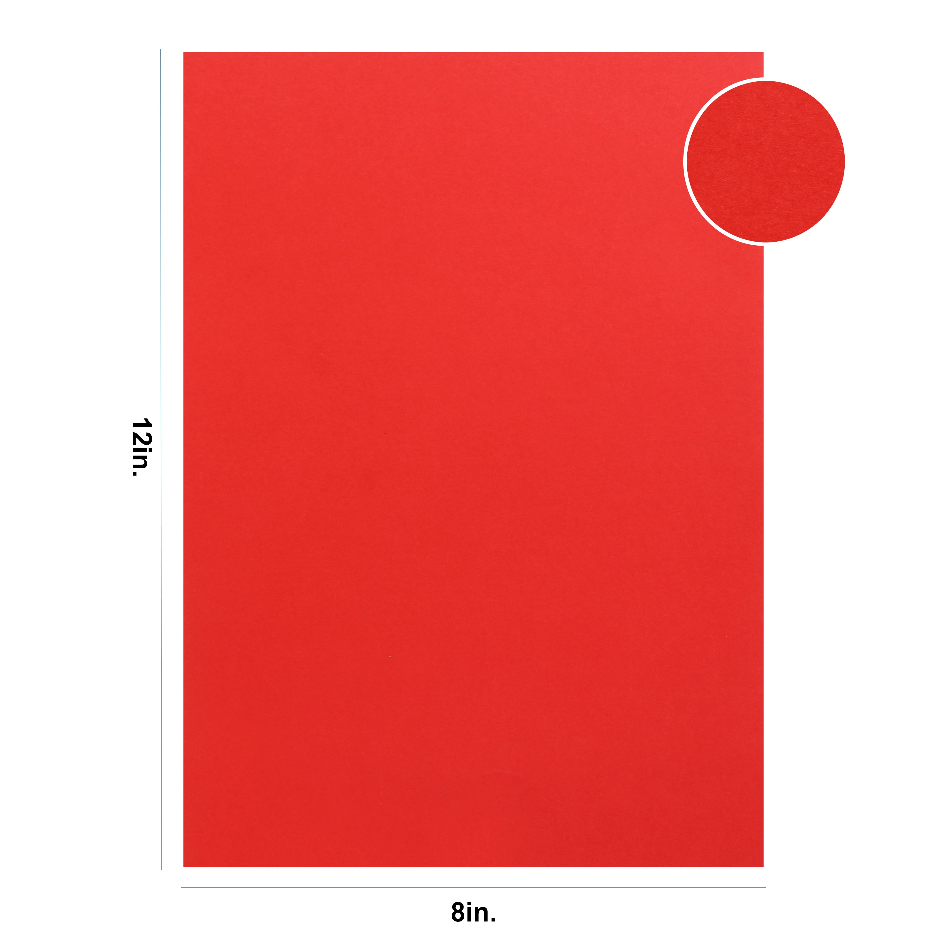 Card Stock 220Gsm A4 Cherry Red 1Sheet Lb