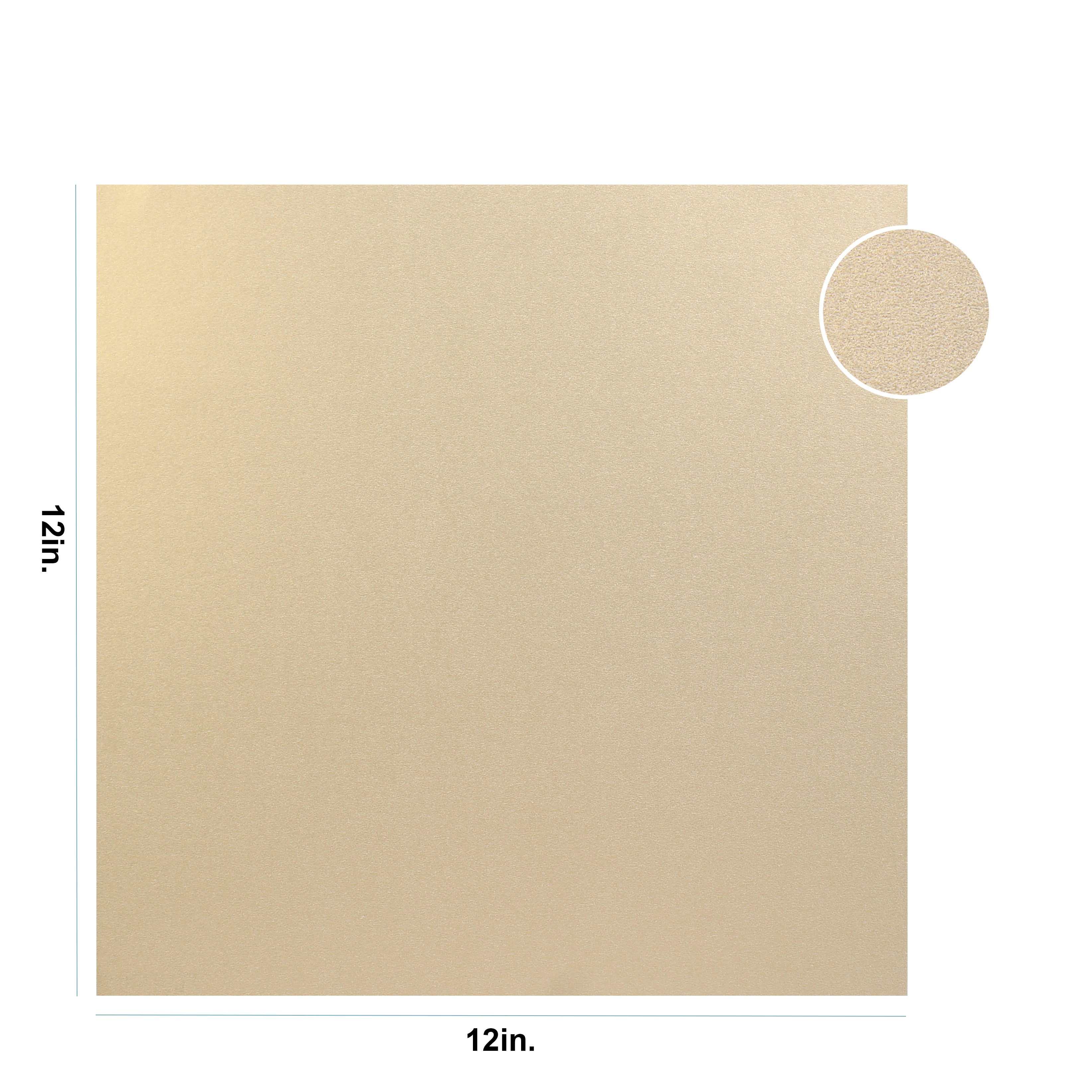 Card Stock Metallic 230Gsm 12Inch X 12Inch Millennium Light Gold 1Sheet Lb