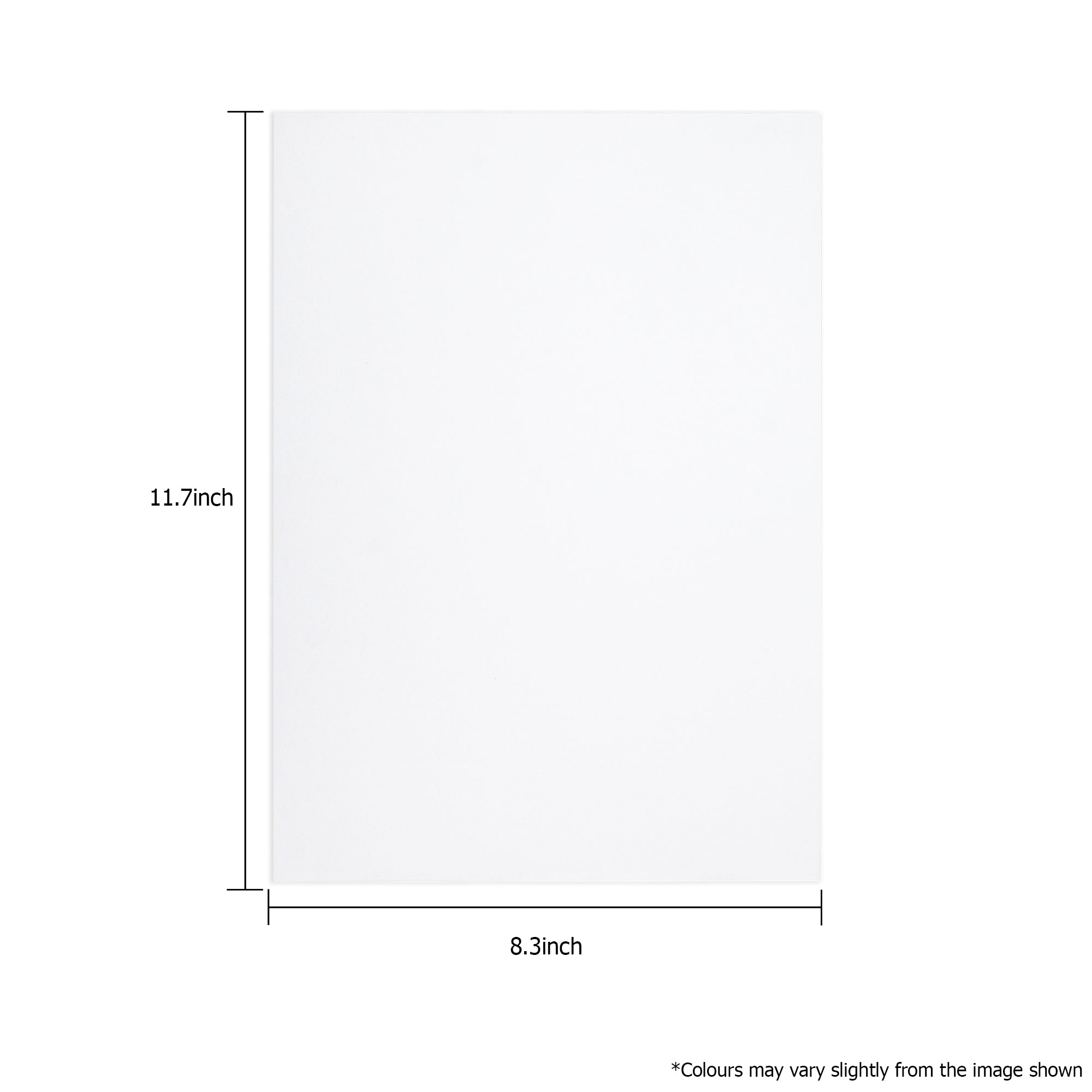 Flock Fabric A4 White 1Sheet Lb