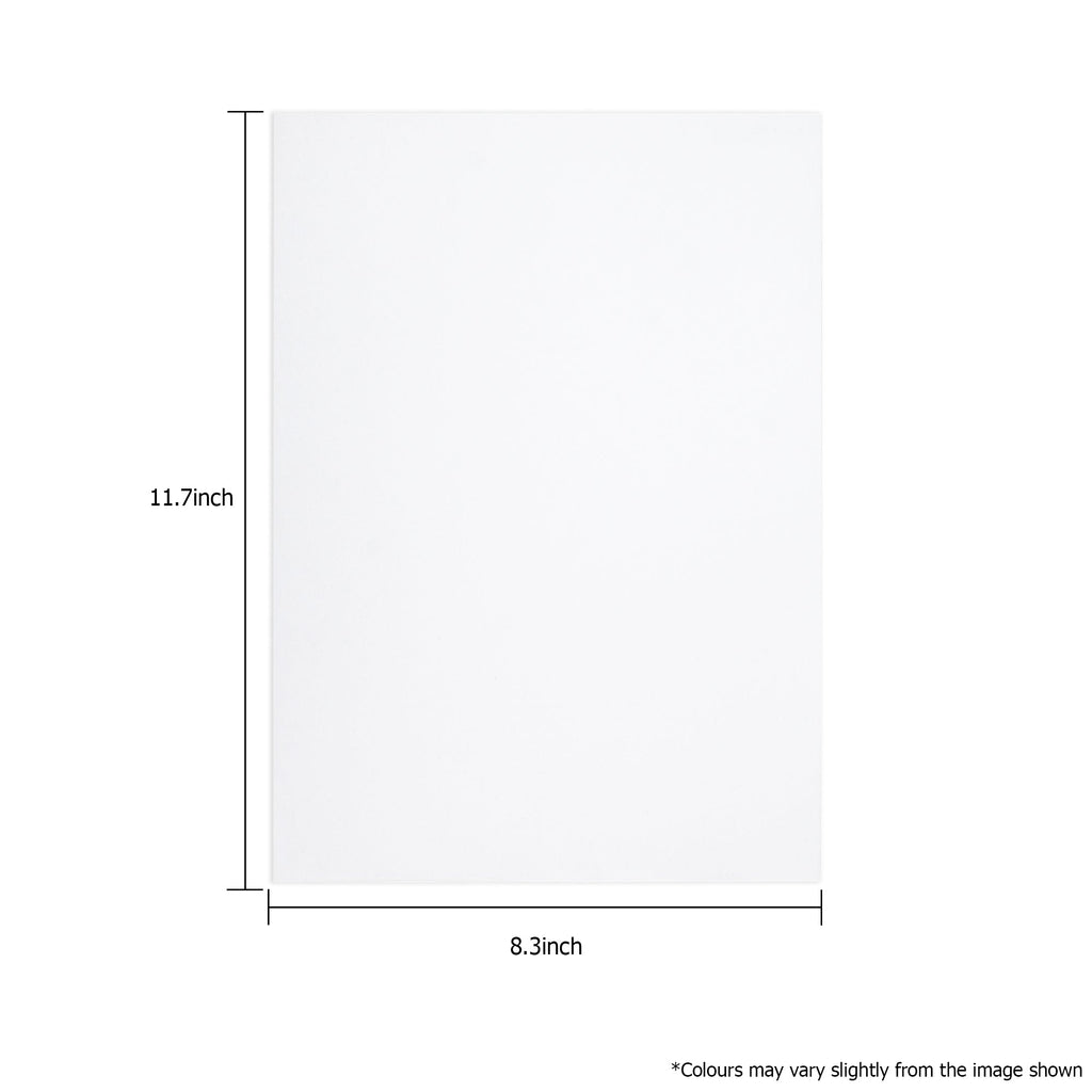 Flock Fabric A4 White 1Sheet Lb