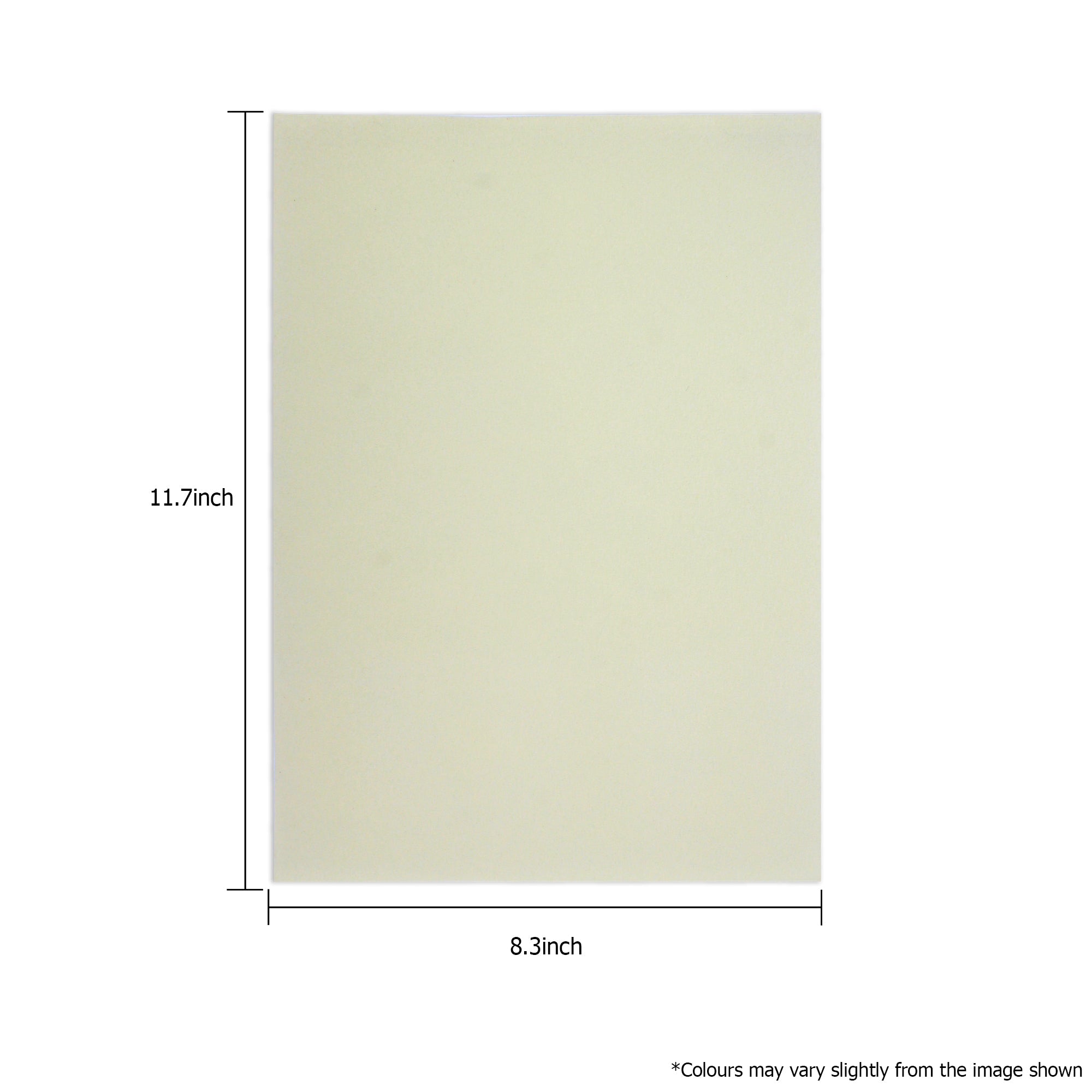 Flock Fabric A4 Cream 1Sheet Lb