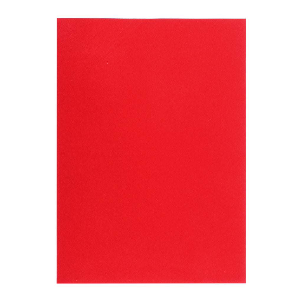 Flock Fabric A4 Red 1Sheet Lb