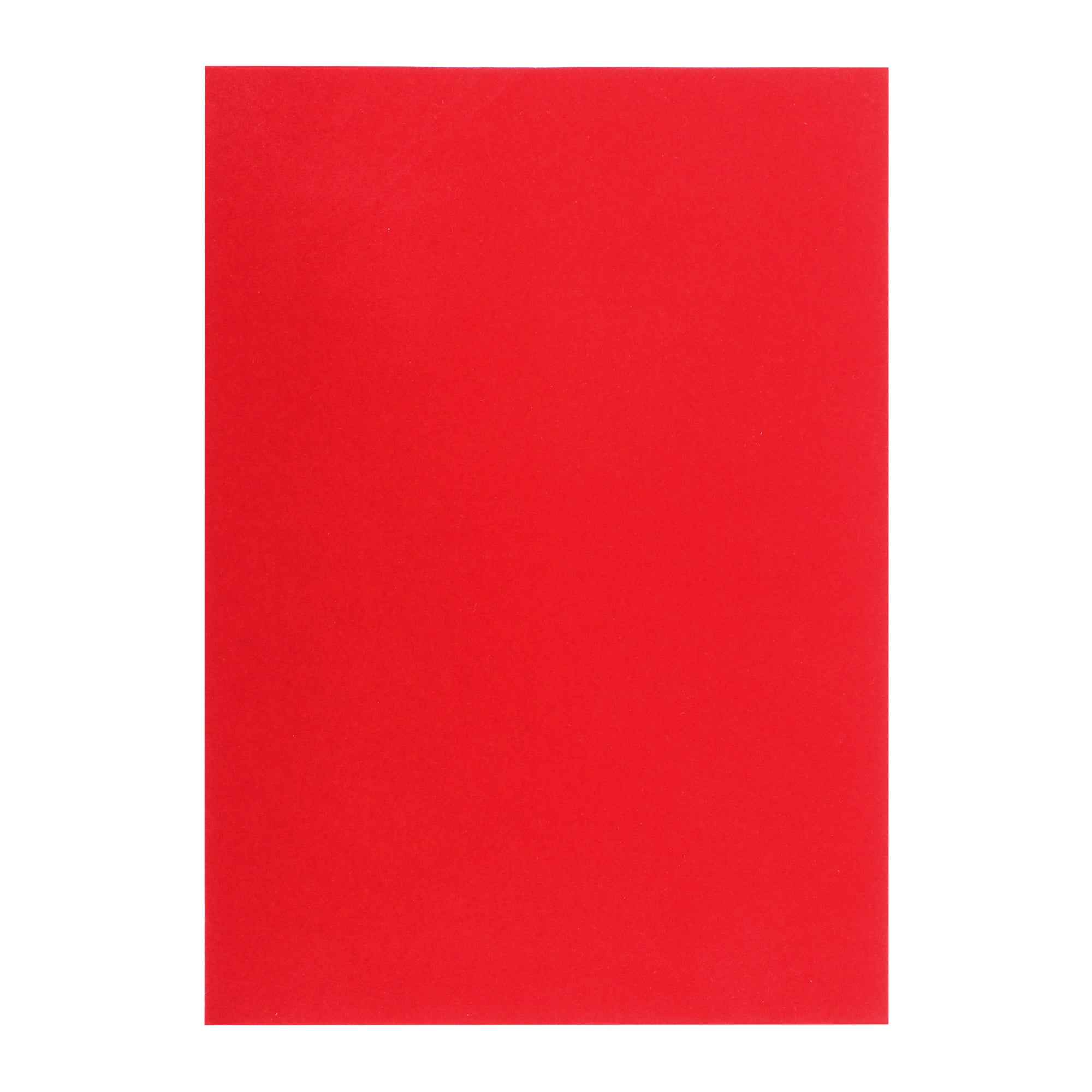 Flock Fabric A4 Red 1Sheet Lb