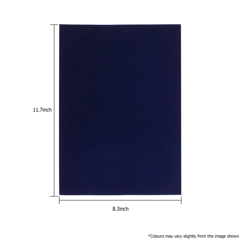 Flock Fabric A4 Blue 1Sheet Lb