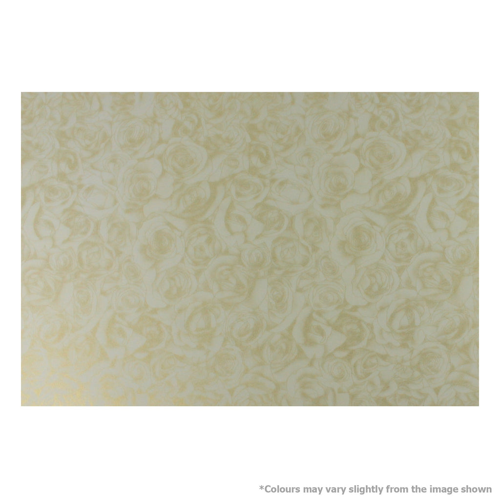 Card Stock Metallic 220Gsm 31Inch X 21Inch Printed Royal Rose Ivory 1Sheet Lb