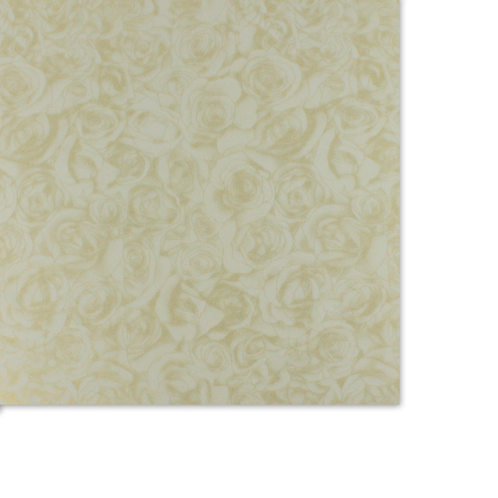 Card Stock Metallic 220Gsm 31Inch X 21Inch Printed Royal Rose Ivory 1Sheet Lb