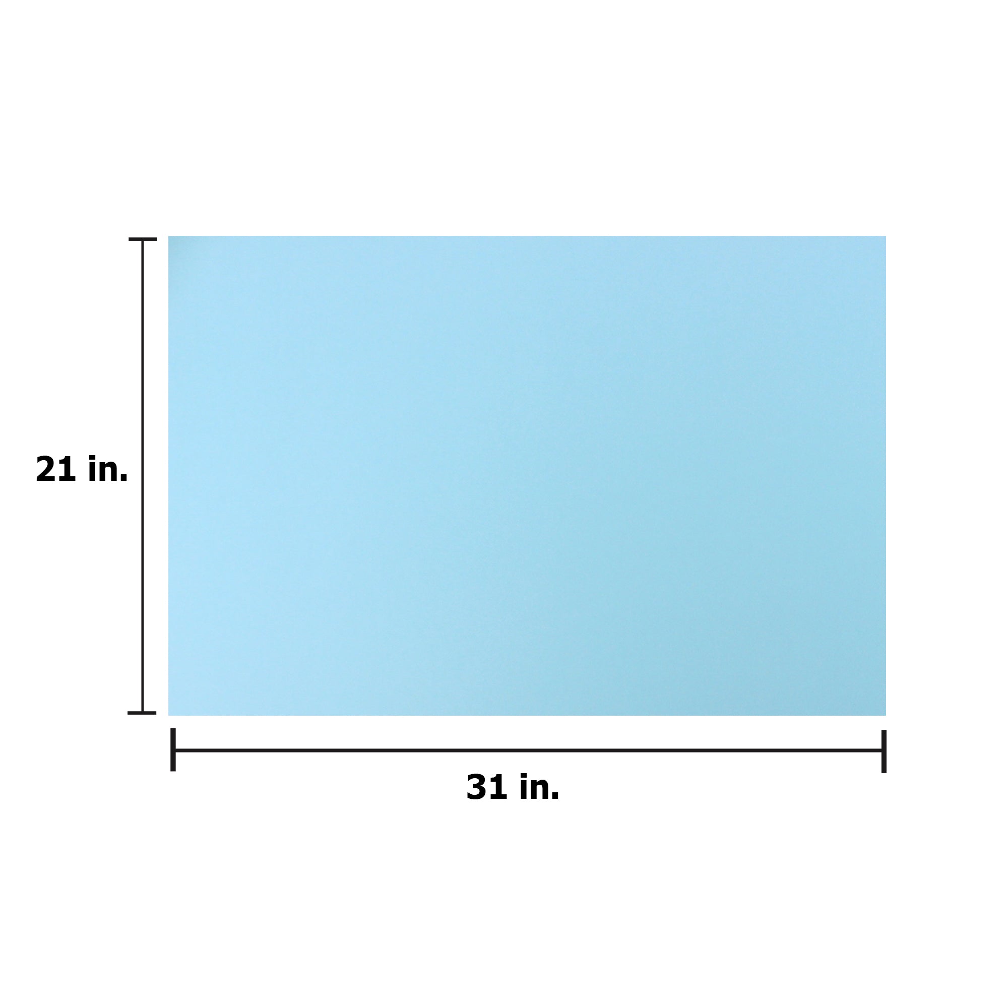 Card Stock 220Gsm 31Inch X 21Inch Powder Blue 1Sheet Lb