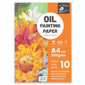 Oil Painting Paper A4 Size 250 Gsm Pack Of 10 Sheets