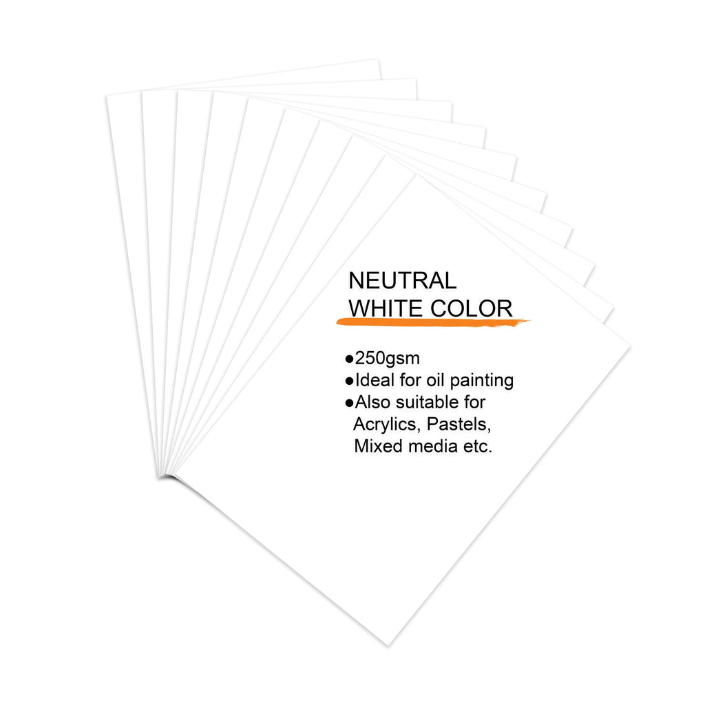 Oil Painting Paper A4 Size 250 Gsm Pack Of 10 Sheets
