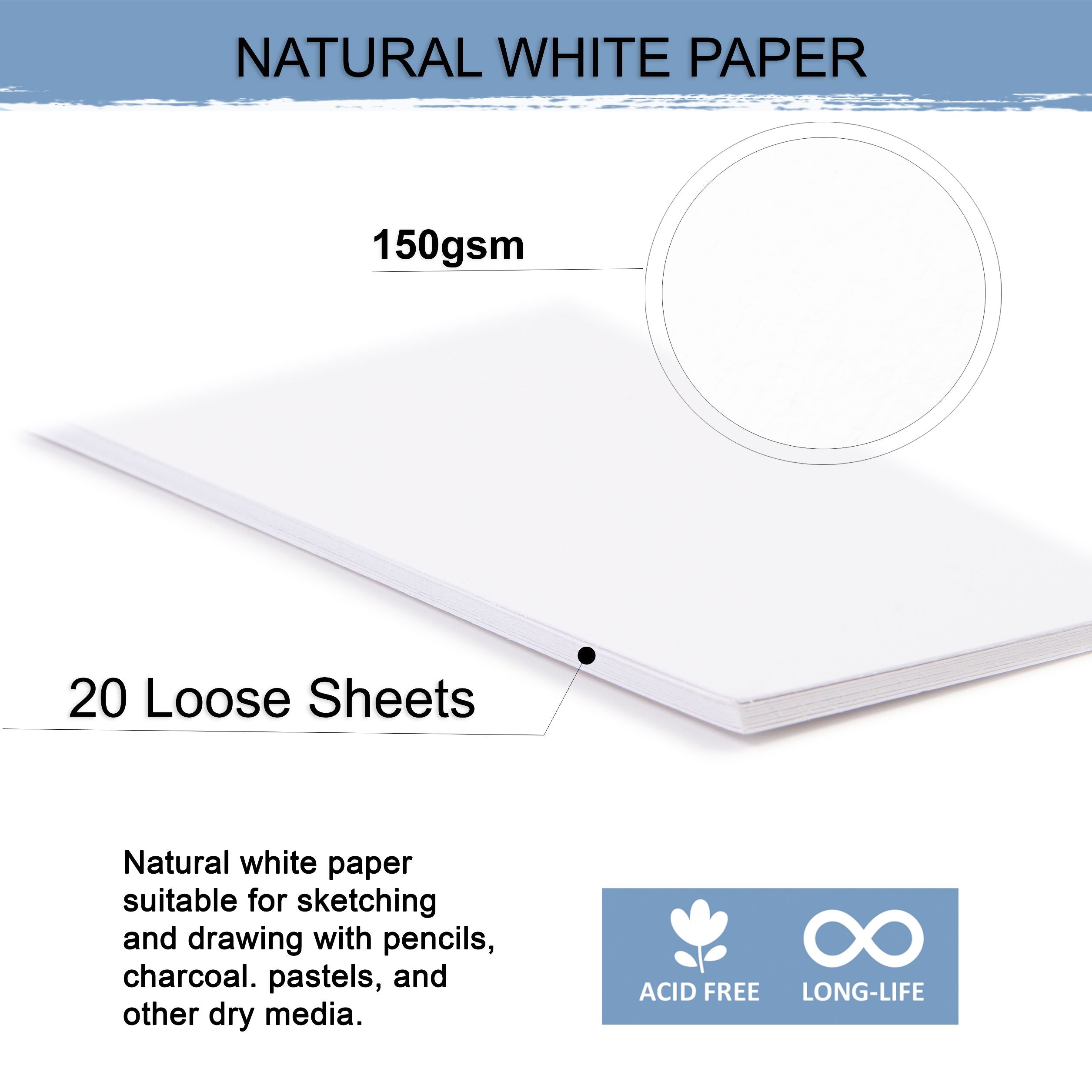 Drawing Paper A4 Size 150 Gsm Pack Of 20 Sheets