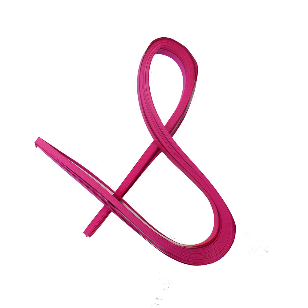 Premium Qulling Extra Long 21Inch X 5Mm Lipstic Pink 50Strips