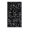 Stencil Script 4X7 1Pc Lb