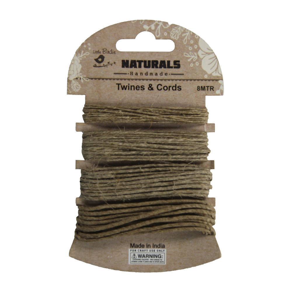 Little Birdie Twisted Jute Twine  Assorted, 8m