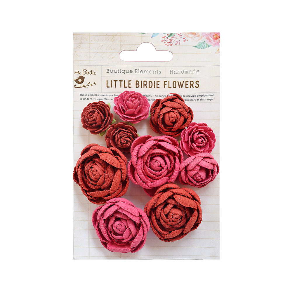 Little Birdie Handmade Flowers- Rossini 10pcs
