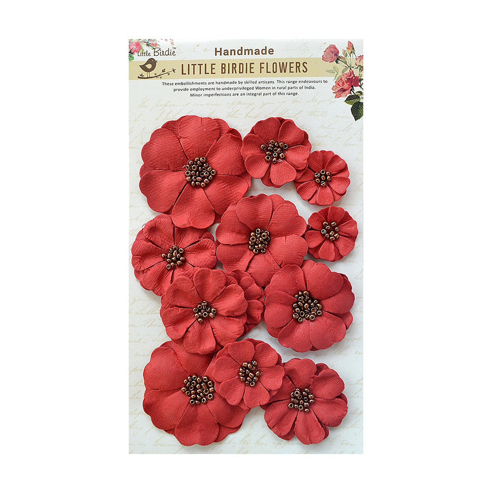 Little Birdie Handmade Flowers- Naomi 11pcs
