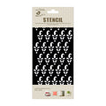 Stencil Paisley Foliate 4X7 Inch 1Pc