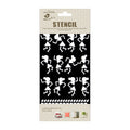 Stencil Tribal Dance 4X7 Inch 1Pc