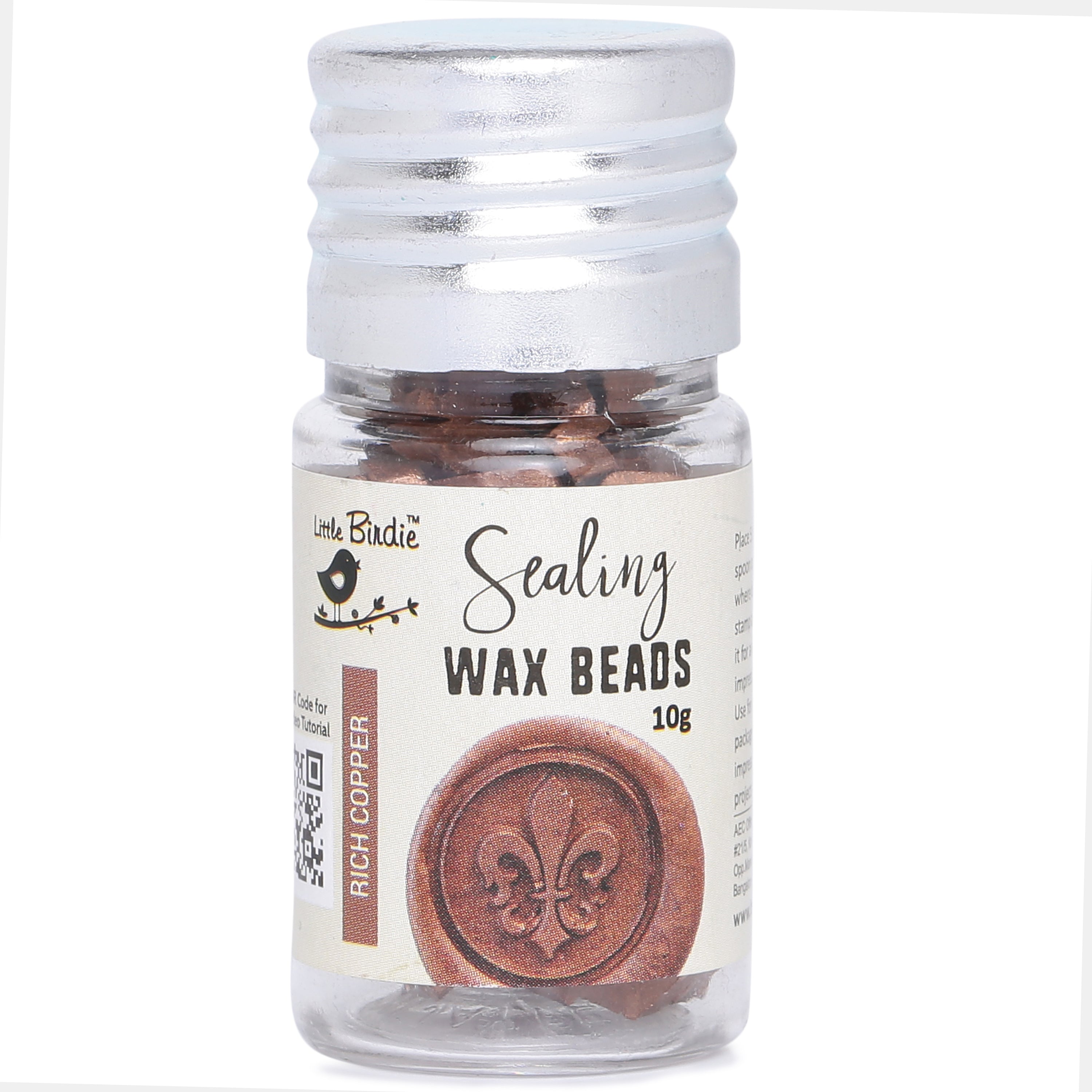 Little Birdie Sealing Wax Beads, 10gm - Rich Copper