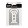 Stitched Thin Cut Dies Tags 5Pc