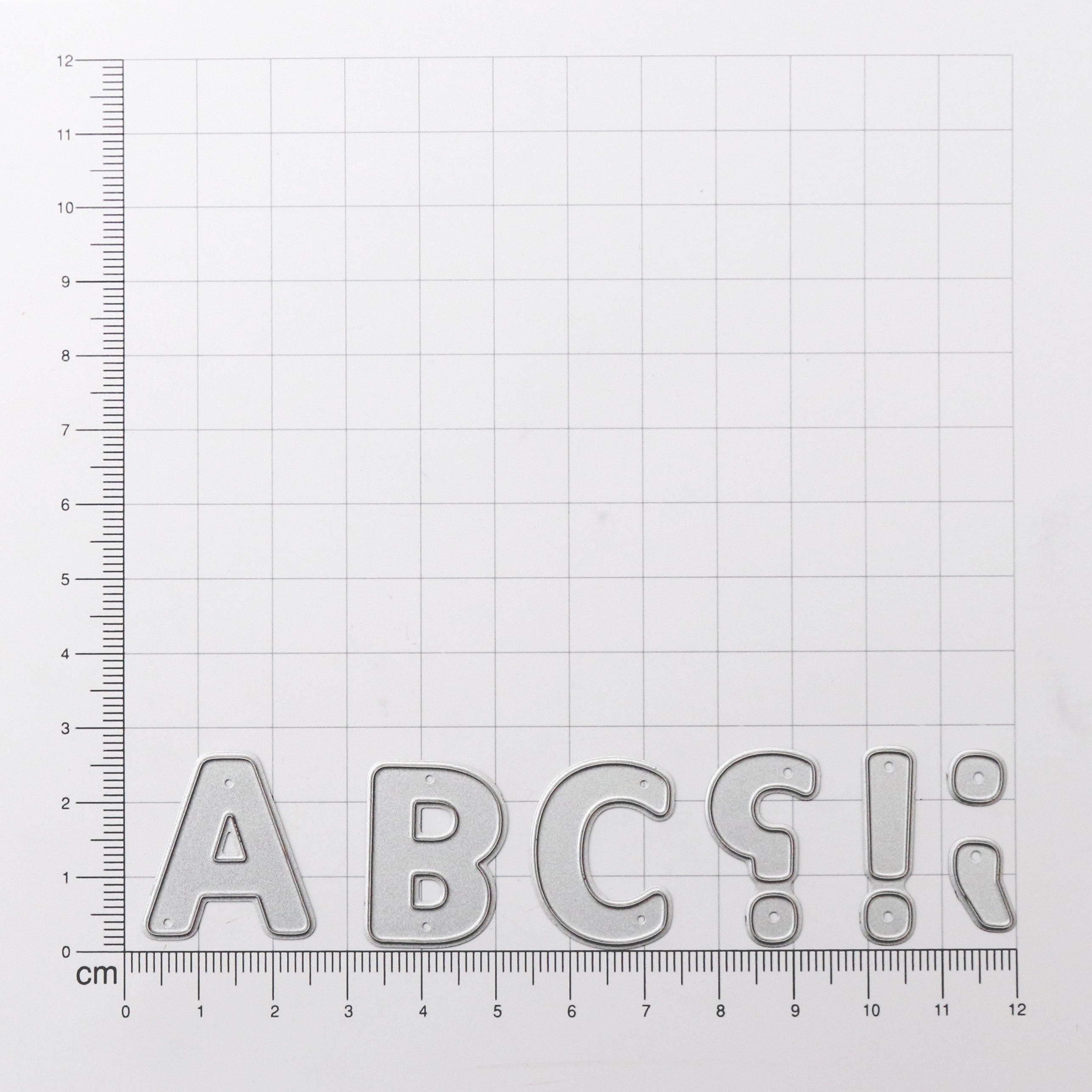Thin Cut Dies Alphabet Fun 30Pc