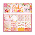 Paper Pack 6In X 6In 12Desx2 Boho Vibes(Dreams) 24Sheet Lb