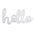 Thin Cut Dies Hello 7Cm X 3.5 Cm 1Pc